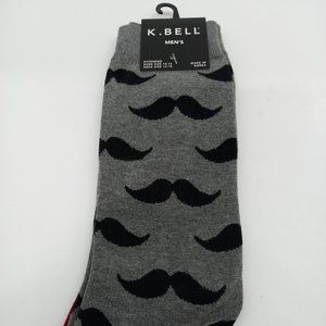 K. Bell Moustche Socks